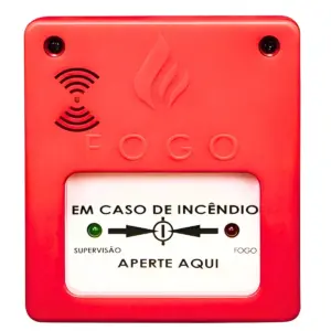 Acionador Manual com Sirene 12V/24V CONVENCIONAL