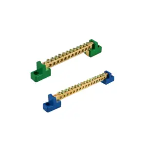 BARRAMENTO NEUTRO E TERRA 12 FUROS 6MM