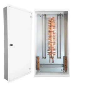 QUADRO SOBREPOR CHAPA COM BARRAMENTO 150A P/44 DISJ DIN