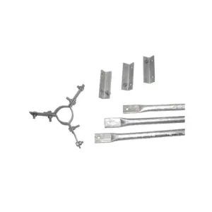 CONJUNTO DE ESTAI RÍGIDO TUBULAR 3MTS 1.1/2